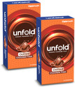 Unfold Chocolate Dotted Condom