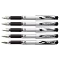 uni-ball 207 Impact Stick Rollerball Gel Pen, Bold, Blue, 5 Pens Per Order 65801