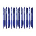 Uniball Click Gel XSGR7 0.7mm Retractable Gel Pen | Blue Ink, Pack of 12