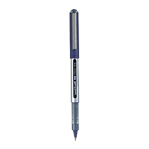 uni-ball eye ub150 05mm roller ball pen  blue ink pack of 5