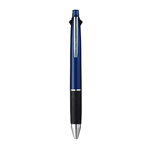 uni-ball jetstream msxes-1000 07 mm ball pen amp 05 mm mechanical pencil multicolor ink navy blue body pack of 1