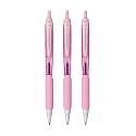 uni-ball Jetstream SXN-101FL-07 Roller Ball Pen | Light Pink Body, Blue Ink, Pack of 3