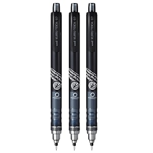 uni-ball kuru toga m7-450t 07mm mechanical pencil  body color may vary pack of 3