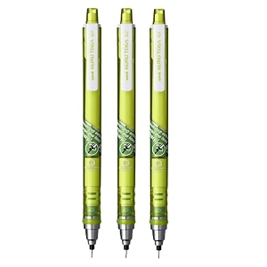 uni-ball kuru toga m7-450t 07mm mechanical pencil  body color may vary pack of 3