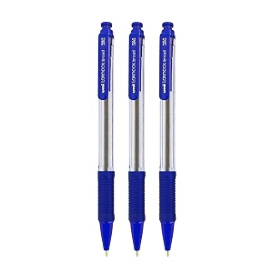uni-ball laknock board sn-101 ball pen blue ink pack of 3