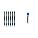 uni-Ball M5-228 Shalaku Mechanical Pencil &amp; uni-ball Nano Dia UL-05 102ND Pencil Lead (Pack of 6)