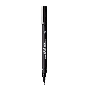 uni-ball pin-200 07mm fineliner drawing pen  water amp fade proof pigment ink  ideal for technical drawing mandala calligraphy sketching doodle drawing amp diy crafts  black pack of 4