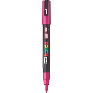 posca pc-3m marker  09-13 mm bullet shaped tip fushsia ink