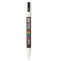 Posca PC-3M Marker | 0.9-1.3 mm Bullet Shaped Tip (White Ink)
