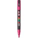 Posca PC-3M Marker | 0.9-1.3 mm Bullet Shaped Tip (Fushsia Ink)