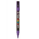 Posca PC-3M Marker | 0.9-1.3 mm Bullet Shaped Tip (Violet Ink)