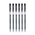 uni-ball Signo UM-100 0.7mm Gel Pen | Black Ink, Pack of 6