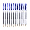 uni-ball Signo UM-100 0.7mm Gel Pen | Blue Ink, Pack of 12