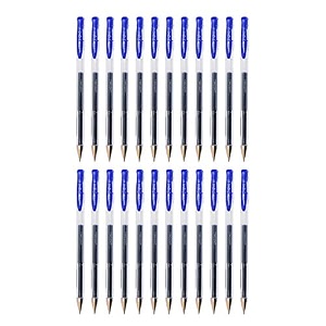 uni-ball signo um-100 gel pen blue ink pack of 24