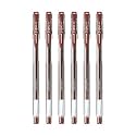 uni-ball Signo UM-100 0.7mm Gel Pen | Brown Ink, Pack of 6