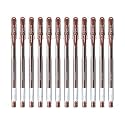 uni-ball SIGNO UM-100 Gel Pen (Brown Ink, Pack of 12)