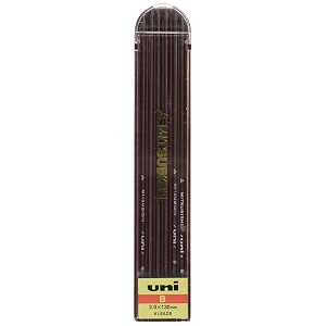 uni drop holder type pencil lead 20mm b ulnb