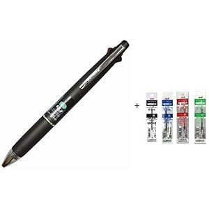 uni jetstream 05 mm ballpoint multi pen and 05 mm pencil black body msxe51000524  refill 4 color set blackblueredgreen sxr-80-05 05mm