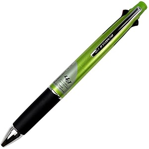 uni jetstream multi function pen 4 color ballpoint pen - light green barrel msxe5100076