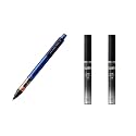 Uni Mechanical Pencil Kurutoga Pipe Slide Model 0.5mm Blue Body (M54521P.33) + Lead 2 set (U05203HB.24)