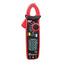 UNI-T Digital Clamp Meter UT202+, AC Current TRMS HVAC Volt Amp Ohm Meter Clamp On Multimeter Auto Ranging 4000Counts Temperature AC DC Voltage Frequency Resistance Capacitance Continuity Diode Tester
