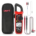 UNI-T Digital Clamp Meter UT202R AC Current TRMS Volt Amp Ohm Meter HVAC Clamp On Multimeter, Auto Ranging 4000Counts Temperature AC DC Voltage Frequency Resistance Capacitance Continuity Diode Tester