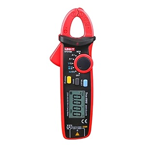 uni-t digital clamp meter ut202 ac current trms hvac volt amp ohm meter clamp on multimeter auto ranging 4000counts temperature ac dc voltage frequency resistance capacitance continuity diode tester