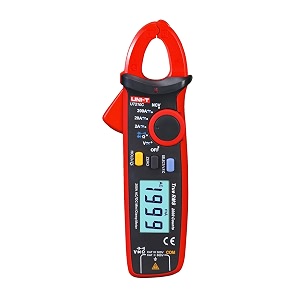 uni-t digital clamp meter ut210c acdc voltmeter ac amp meter clamp multimeter tester continuity tester capacitor mini current meter hvac tool