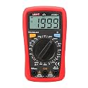 UNI-T UT33D Digital Palm Size Multi-meter with Manual Range 1999 Counts Tester (Red)