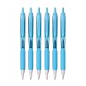 uni-ball Jetstream SXN-101FL-07 Roller Ball Pen | Aqua Body, Blue Ink, Pack of 6