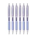 uni-ball Jetstream SXN-101FL-07 Roller Ball Pen | Lavender Body, Blue Ink, Pack of 6