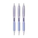 uni-ball Jetstream SXN-101FL-07 Roller Ball Pen | Lavender Body, Blue Ink, Pack of 3