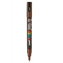 POSCA PC-3M Marker | 0.9-1.3 mm Bullet Shaped Tip (Brown Ink)