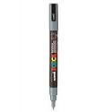 Posca PC-3M Marker | 0.9-1.3 mm Bullet Shaped Tip (Grey Ink)