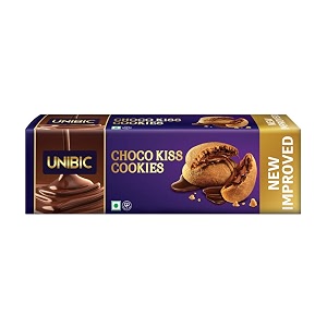 unibic cookies - choco kiss 75g pack