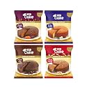 Unibic Foods India Pvt LTD Cake Assorted Pack|Vanilla Cake 140gm|Dates & Carrot Cake 140gm|Fruit & Nut Cake 140gm | Choco Fudge Cake 140 gm| Combo Pack of 4 | Celebration | Super Saver