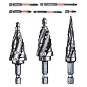 Unibit 1/8-7/8 Inch 8 PCS M35 Step Drill Bits W/Magnetic Screwdriver