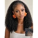 UNICE MeltLine Braided Edge Half Wig Human Hair Burmese Curly 22 Inch