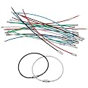 Uniclife 4 Inch Wire Keychain Cable Heavy Duty Stainless Steel Key Ring