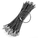 Uniclife 4 Inch Wire Keychain Cable Heavy Duty Stainless Steel Key Ring