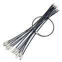 Uniclife 4 Inch Wire Keychain Cable Heavy Duty Stainless Steel Key Ring