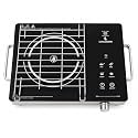 Unicorn Crystal Infrared Cooktop 2200W | Temperature Control | Touch Panel | High Energy Efficient | Strong Handle | Works with ALL Utensils | Compatible with all Cookware (Black)