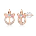Unicorn Earrings Gifts for Girls - 925 Sterling Silver Stud Earrings