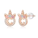 Unicorn Earrings Gifts for Girls - 925 Sterling Silver Stud Earrings