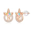 Unicorn Earrings Gifts for Girls - 925 Sterling Silver Stud Earrings