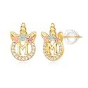 Unicorn Earrings Gifts for Girls - 925 Sterling Silver Stud Earrings