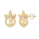 Unicorn Earrings Gifts for Girls - 925 Sterling Silver Stud Earrings
