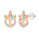 Unicorn Earrings Gifts for Girls - 925 Sterling Silver Stud Earrings