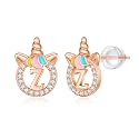 Unicorn Earrings Gifts for Girls - 925 Sterling Silver Stud Earrings