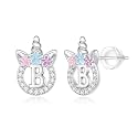 Unicorn Earrings Gifts for Girls - 925 Sterling Silver Stud Earrings